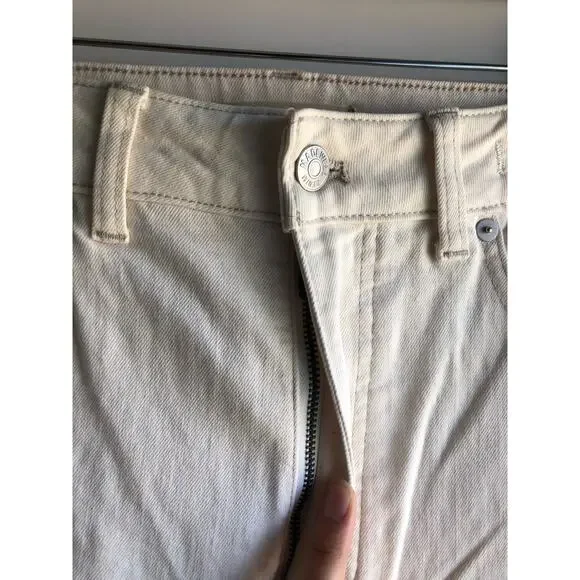 New Madewell The Curvy '90s Straight Jean Ivory Size W28 Tall - Picture 3 of 16